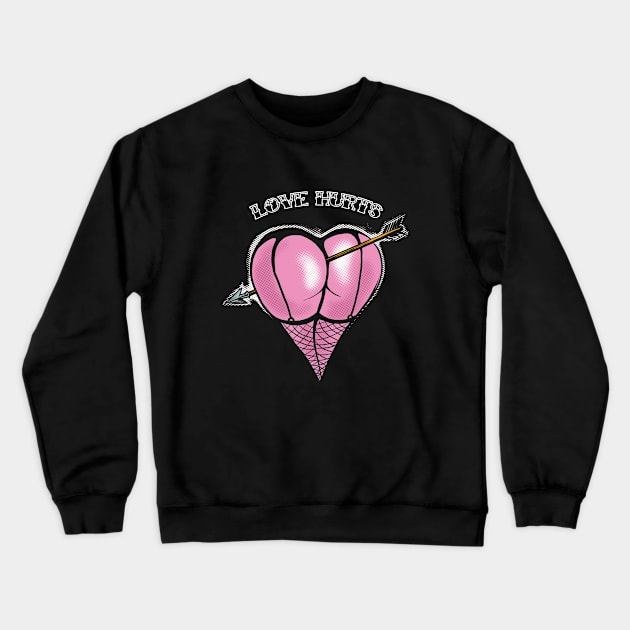 Love hurts Crewneck Sweatshirt by martinskowsky